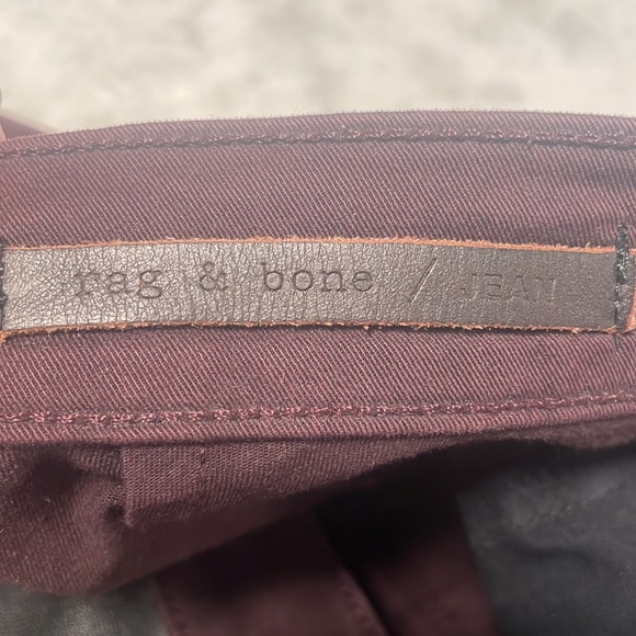 Rag and bone leather pop jeans 32 - Picture 7 of 11